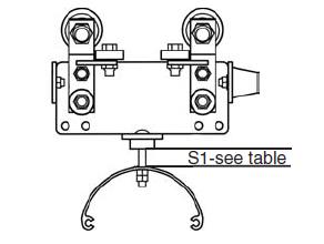 Cable Trolley for Series 350 I Beam - Flat Cable