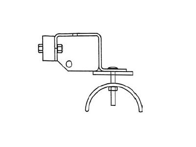 End Clamp for Series 225 I Beam - Flat Cable
