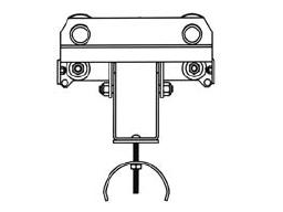Tow Trolley for Series 225 I Beam - Flat Cable